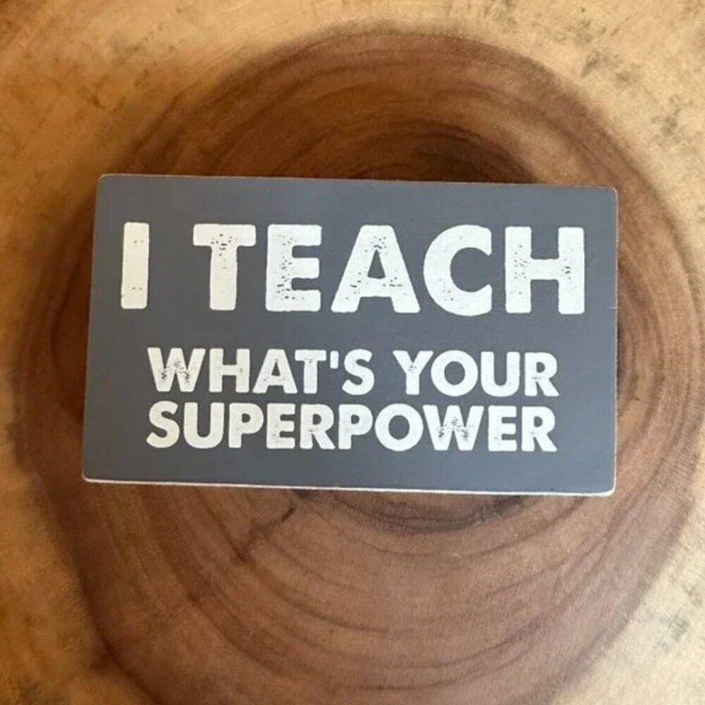 Teacher Bundle- Teacher Decor, Post it's and holder and Pencil case with pens - Picture 3 of 9